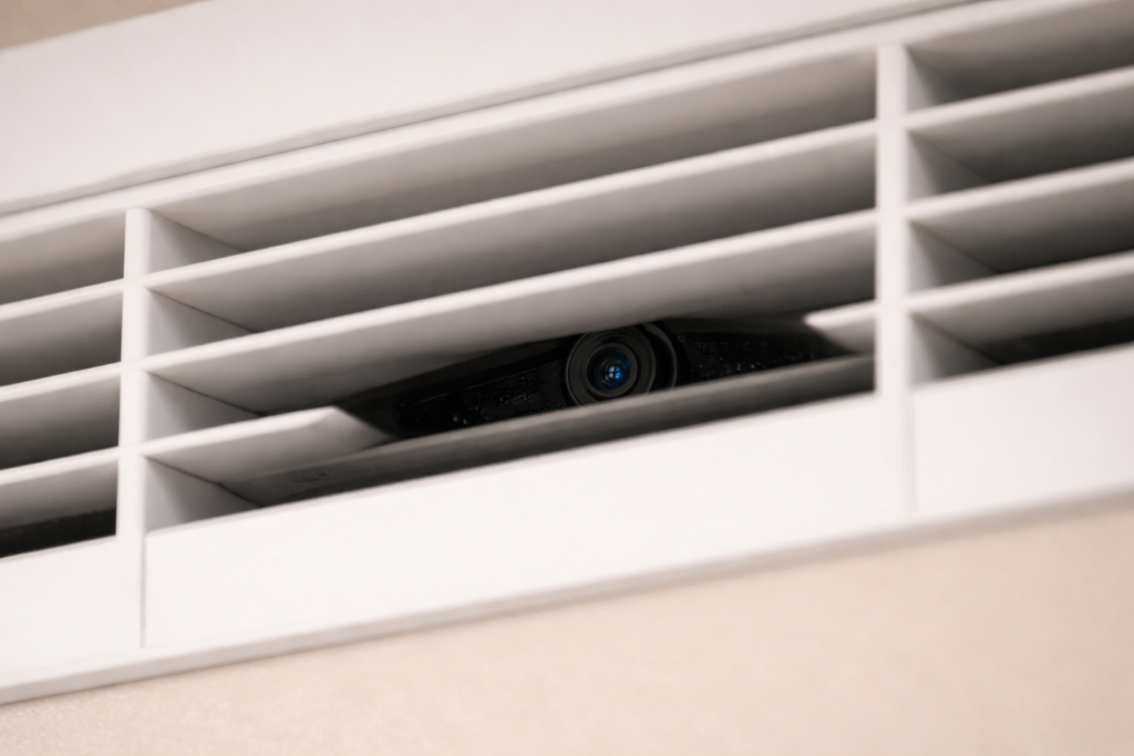 Hidden Camera in vent